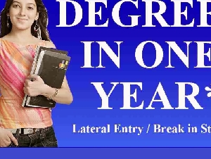 UG | PG Degree in one year distance learning courses